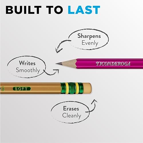 Ticonderoga Wood-Cased Pencils, Pre-Sharpened