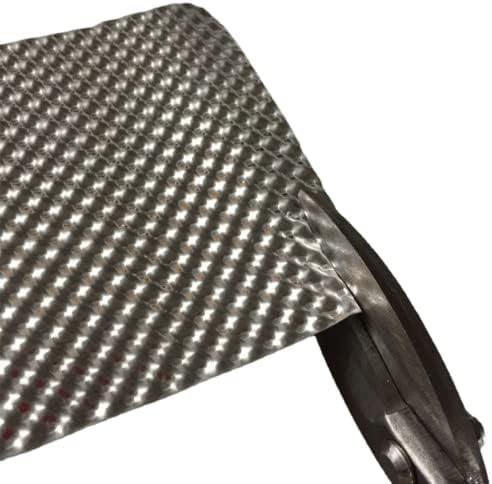 Embossed Aluminum Heat Shield Automotive 12'' x 20'' High Temperature Thermal Barrier Exhaust Electrical For Cars/Turbo Manifold