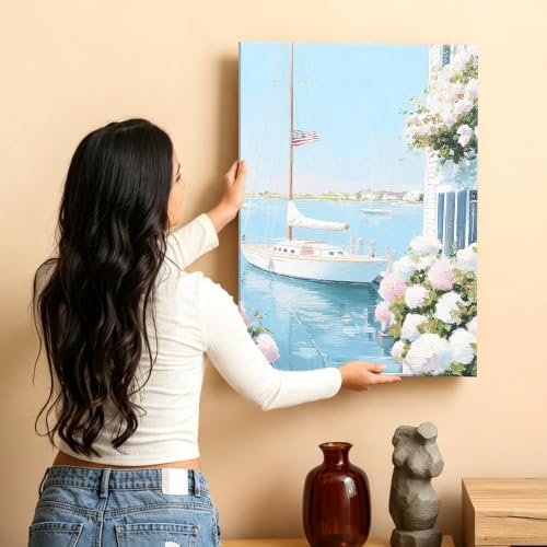 Ocean Diamond Art Kits for Adults, Beach Diamond Painting Kits for Beginner