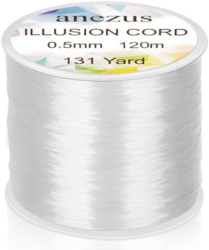 Anezus Fishing Wire for Hanging, Clear Fishing Line Invisible String Strong Monofilament Line for Hanging Decorations and Crafts