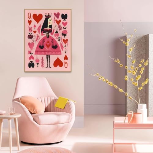 Pink Poker Diamond Art Kits for Adults Diamond Painting Kit for Beginner