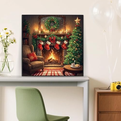 ijbnhd Christmas Diamond Art Kits for Adults 14X14inch