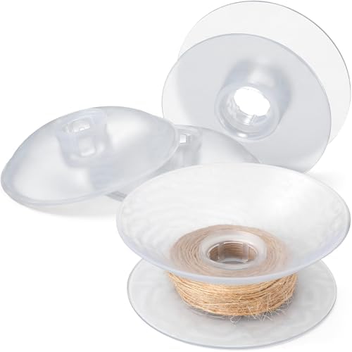 Klyyo Clyro 4 Pack 3.7'' Large No-Tangle Yarn Bobbins for Crochet Knitting