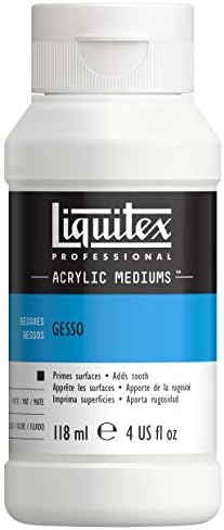 Liquitex Professional Gesso Surface Prep Medium, 118ml (4-oz), White