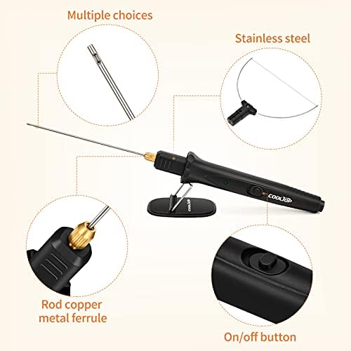 Cooltop Foam Cutter, 18W Hot Wire Foam Cutter, Hot Knife with Cleaning Pen