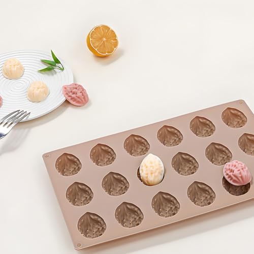 Walnut Silicone Molds for Chocolate, Candy, Cake Decoration