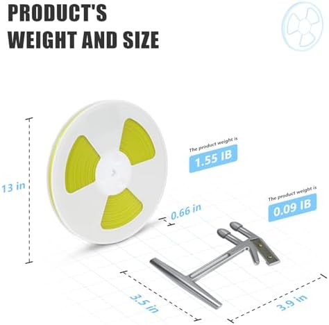 Heavy Duty Banding Strapping kit Contain 1/2" x3200" Polypropylene Packaging Straps & 100 Plastic Clips 20 Edge Protectors Tensioner with Cutter Too Glove