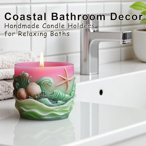 Starfish Resin Molds Silicone, Ocean Candle Mold for Epoxy Casting