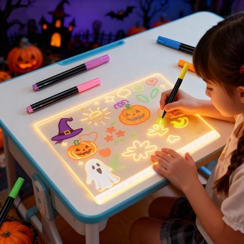 12-Color Liquid Markers for LED Note Board with Colors, Compatible with Reusable Doodle Book, Light-Up Acrylic Message Boards,and LED Writing Boards, Neon Markers Erasable Pens