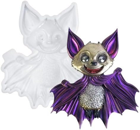 3D Bat Silicone Mold for Epoxy/UV Resin Casting Halloween DIY Craft