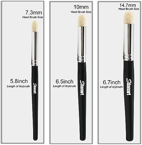 Sdanart Drybrush Set Hobby Drybrush Paint Brush,Detail Paint Brush Set,3 pcs Professional Art and Advanced Acrylic Paint Brushes for Tabletop&Wargames Miniature Watercolor Oil Painting,Model