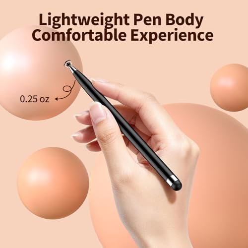 10PCS Stylus Pen for Touchscreen,Lightweight 2 in 1 Design