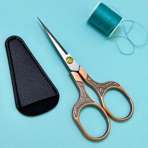 Small Sharp Scissors, 5 Inch Embroidery Hair Trimming Scissors