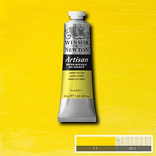 Winsor & Newton Artisan Water Mixable Oil Paint, 37ml, Lemon Yellow