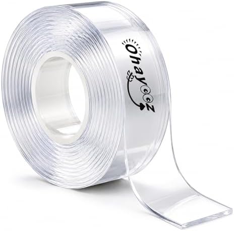 Ohayooz® Extra Strong Double Sided Tape Heavy Duty Removable 10FT