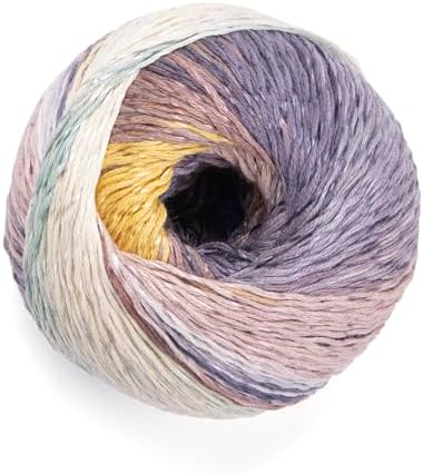 YarnArt Summer Dream Yarn 383 yd Fine Cotton Viscose, 70% Cotton 30% Viscose, Lightweight Knitting Yarn, Crochet Yarn for Summer Tops, Shawls, Cardigans, Baby Clothes & Accessories (4310, Pack of 1)