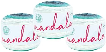 Lion Brand Yarn, Mandala DK Crochet Yarn, Genie, Multicolor, 3 Pack