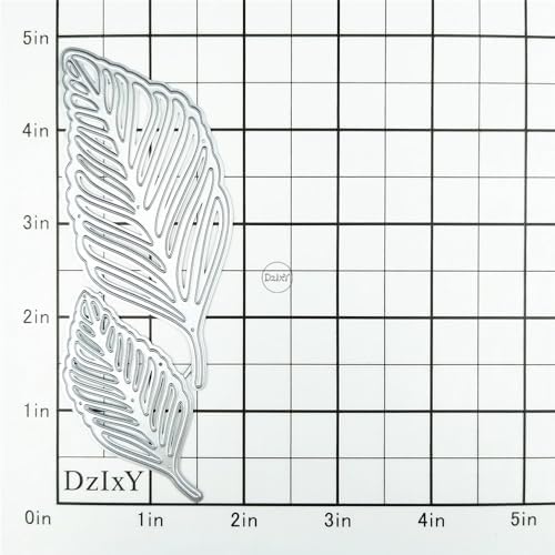 Hollow Feather Metal Cutting Dies for Card Making