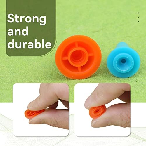 LOKUNN 56 PCS Knitting Needle Stoppers Knitting Needle Point Protectors