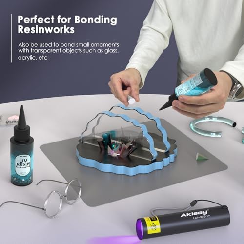 Akisey 100g UV Resin for Bonding & Fast Curing in Seconds