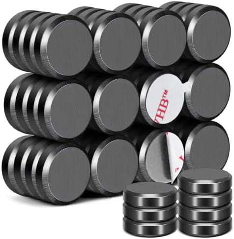 DIYMAG Strong Adhesive Magnets,55pcs 0.7x0.2in Fridge Refrigerator Magnet