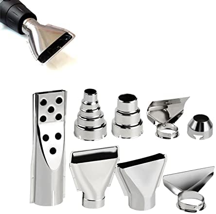 8Pcs Heat Gun Nozzles Kit 35-42mm Stainless Steel Heat Resisting Nozzles