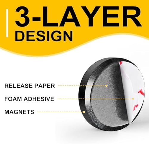 DIYMAG Strong Adhesive Magnets,200p 0.47x0.12in Fridge Refrigerator Magnet