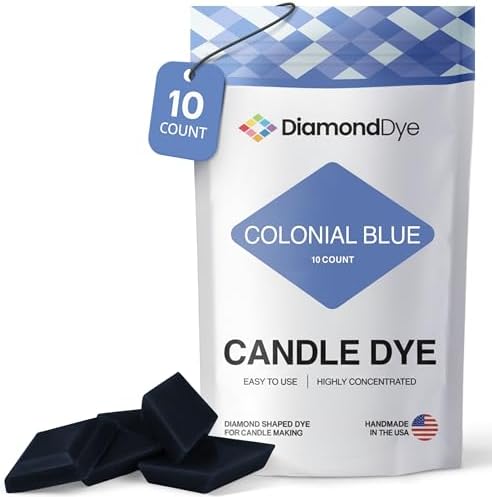 Colonial Blue Candle Dye Chips, Soy & Paraffin Candle Making, 10 Pack