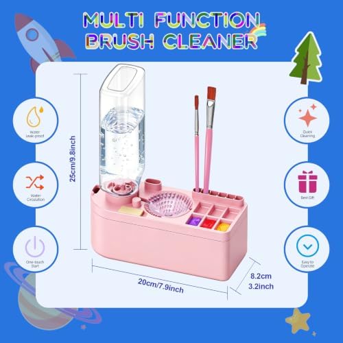 Paint Brush Cleaner Tool Water Color Brush Rinser Flush My Brush