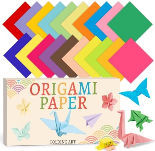 hapray 230 Sheets Origami Paper, 20 Colors 6x6 Double Sided Origami Kids 5+