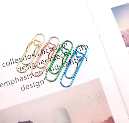 12 Pcs Cute Pen Holder Clips for Notebook, Paperclip Pen Holder