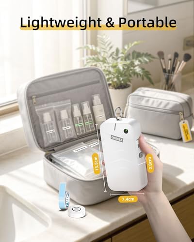 ORGSTA S001 Label Maker Machine with Tape, Portable Bluetooth Label Maker