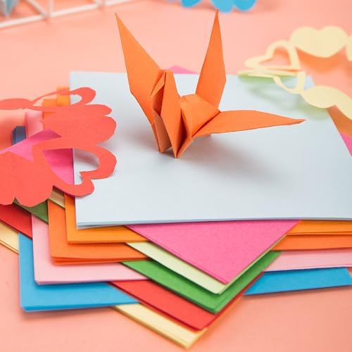 100 Sheets Colored Cardstock Paper A4 Size, 67lb/180 gsm Curated 10-Color Essential & Trending Card Stock for Printing, DIY Crafts, Card Making, Scrapbooking, Party Decorations, School Supplies