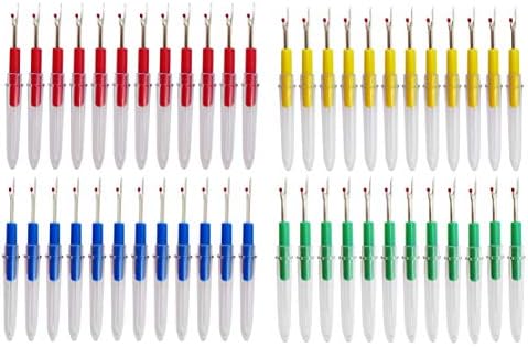 Ouyatoyu 48pcs Colorful Seam Ripper Seam Rippers for Sewing Tool Handy Stitch Ripper Hem Ripper Sewing Stitches Sewing Tools for Opening Removing Seams and Hems