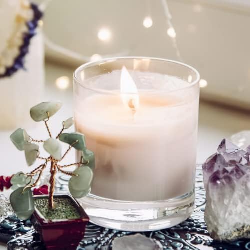 JEAWIWI 100 Pcs Candle Wicks, 6 in, with Wick Stickers & Wooden Holders