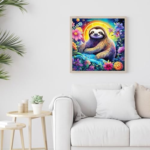 YOLENIX Sloth Diamond Art Kits for Adult Diamond Painting Kit for Beginner