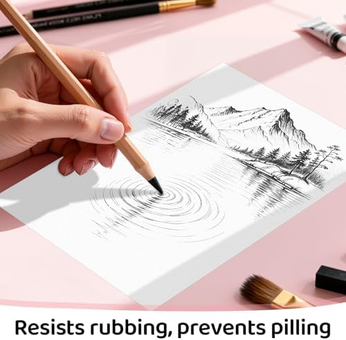 84 Sheets Watercolor Paper 5x7, 110lb/230gsm Cold Press Watercolor Paper