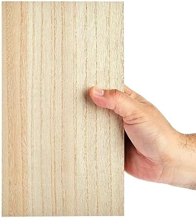 Bright Creations Unfinished MDF Wood Blocks for Crafts - 10 x 6 x 1 in, 4-Pack - Blank Wooden Blocks for Painting & Staining