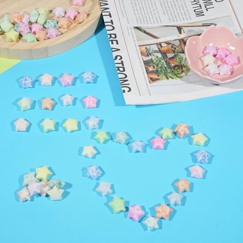 Wowagoga 840 Sheets Luminous Origami Star Paper Strip