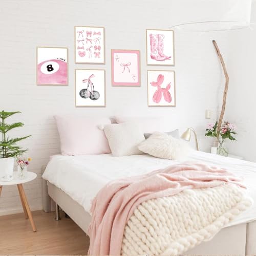 6 Pack Pink Diamond Art Kits for Adults, Diamond Painting Kits for Beginner