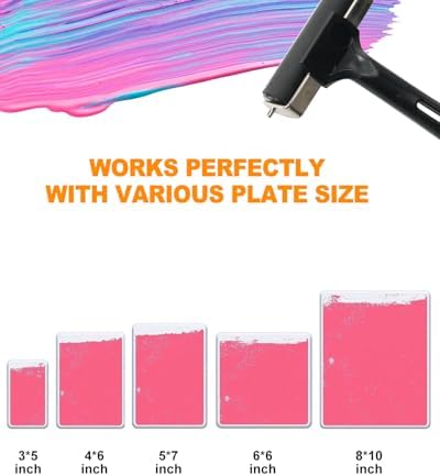 UCEC 3 Pack Paper Positioning Tool 6x8 Inch with Brayer Roller Set