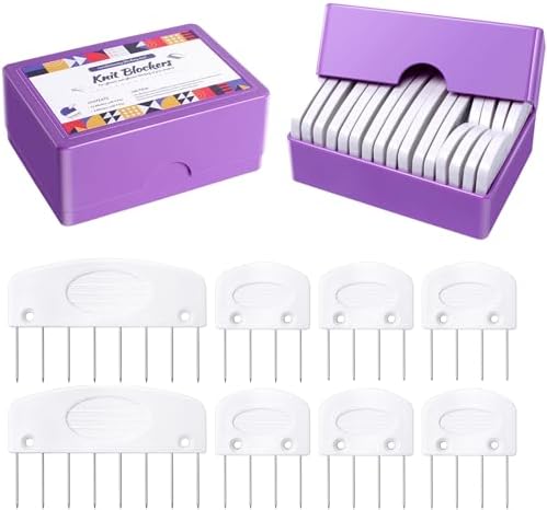 40 Pcs Knit Blockers & Pins Kit, Knit Blocking Combs for Blocking Knitting