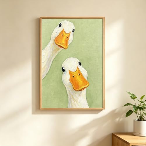 CSZPPQAF Duck Diamond Painting Kits for Adults, Animal Cartoon Diamond Art