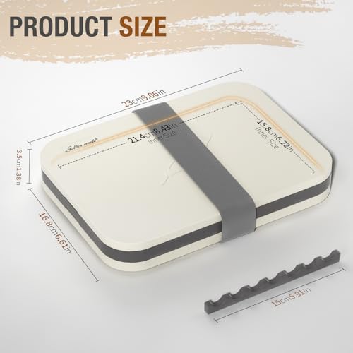 golden maple Wet Pallet for Painting Miniatures 2 in 1 Dry and Wet Palette with Lid, Including 11 Miniature Paint Brushes,100PCS Palette Paper, 4PCS Sponges, Paint Brushes Holders
