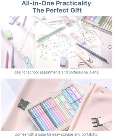 Four Candies Cute Mechanical Pencil Set, 0.5mm & 0.7mm Point, 12-Count Pack