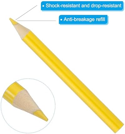PATIKIL Lemon Yellow Colored Pencils Set,48 Pcs Oil Color Pencils Wooden