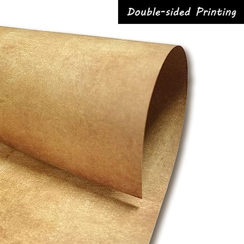 Vintage Stationery Paper 60 Sheets, 8.5" x 11" Parchment Paper