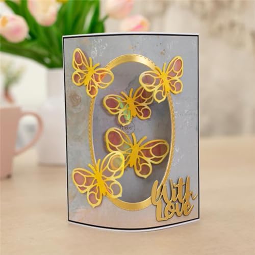 Hollow Two Butterflies Metal Cutting Dies for Card Making