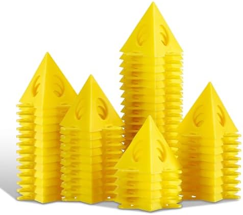 KATA 56PCS Painter's Pyramids Stands for Cabinet Doors & Woodworking