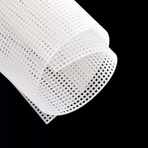 Allazone 3 PCS Plastic Canvas, 19.3 x 13 Inch Plastic Mesh Sheet for Cross Stitch, Embroidery, Knit Crochet Projects